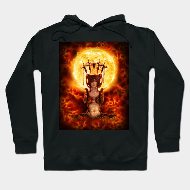 Brigid - Sun Goddess Hoodie by Manafold